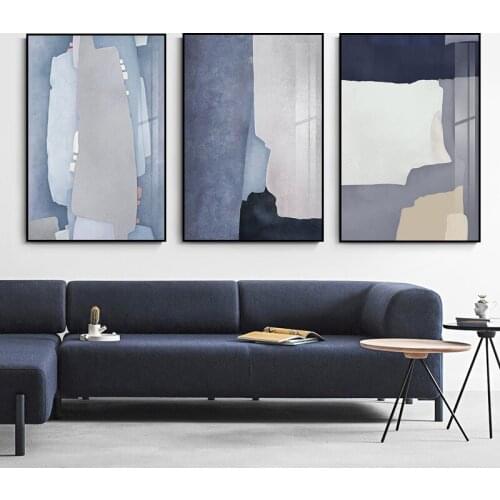 Abstract Color Retro Irregular Pattern Poster Print Canvas Painting Picture Bedroom Home Wall Art Decoration Can Be Customized