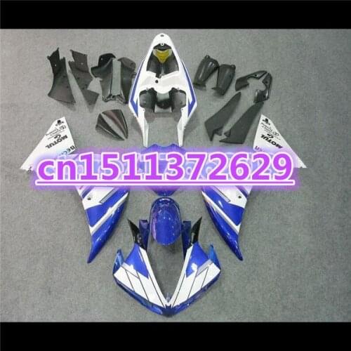 Bo NEW ABS Fairing kit for YZF R1 09 10 11 blue black white YZF-R1 09-11 YZF1000 R1 09 10 11 YZF R1 2009 2010 2011 Body Kits