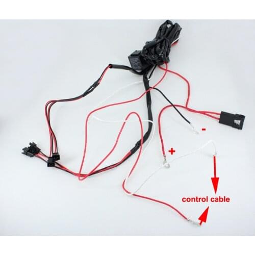 Relay Wiring Harness Kit For BMW E46 E36 E38 E39 E92 E90 Angel Eyes Halo Rings LED or CCFL Relay Harness w/ Fade-on/off Features