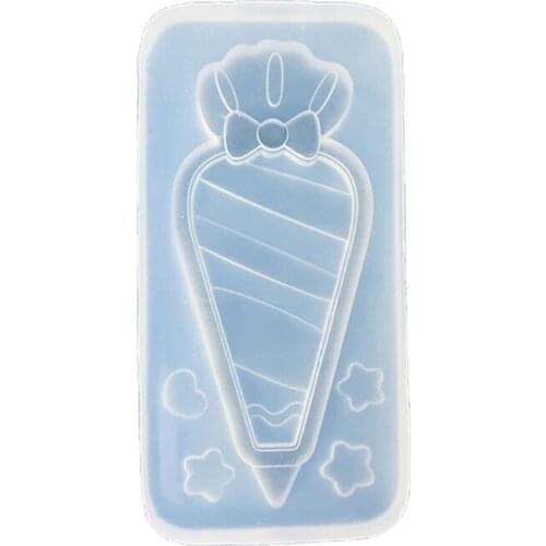 Cream Piping Bag Jam Bag Epoxy Resin Mold Baking Piping Bag Silicone Mould DIY Crafts Cream Decorating Pastry Tip Tool Cake Tool
