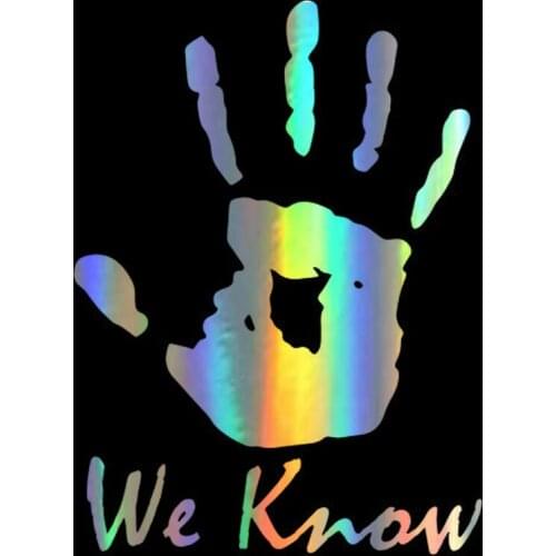 Hot Personality Skyrim We Know Dark Brotherhood Legendary DIY Funny 3D Stickers and Decals Sticker on Car Styling Waterproof PVC