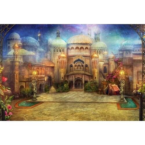 NEW 3D DIY Diamond Painting House Russian Castle Kits For Embroidery Diamond Mosaic Beadwork Crochet Inlaid Household decoration