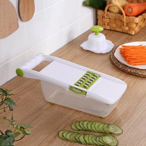 Vegetable Slicer Multi Cutter Grater With 5 Blades Multi-Function Kitchen Gadgets And Accessories