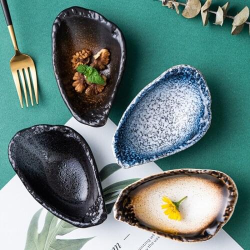 Seasoning dishes Household ceramic dishes Japanese soy sauce dishes vinegar dishes Dip dishes Cute creative bean dishes