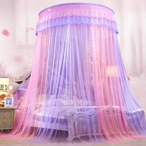 Romantic Mosquito Nets New Mosquito Net 1.8 M Thick New Encrypted Princess Wind Installation Dome Home Textile Decoration