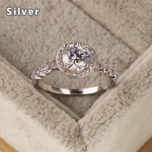 Best-selling Europe and the United States 925 sterling silver edge ring ring platinum zircon ms bai shuijing cap jewelry gifts