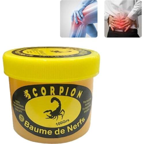 Scorpion Pain Relief Ointment Relieves Rheumatism, Sciatica, Bruises, Relieves Back Cramps, And Fatigue Low Pain, Muscle H4P8