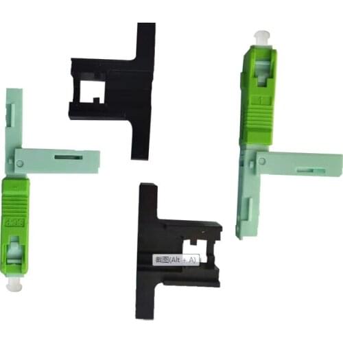 Embedded-SC APC Fiber Optic Quick Connector Optical 53MM Connector FTTH Single-Mode Fiber Optic Fast Connector Field Assembly