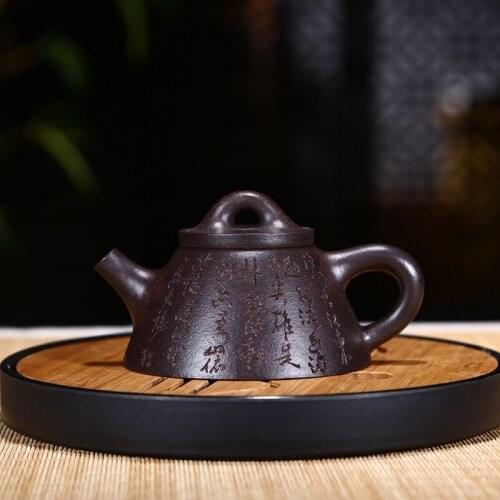 Yixing are recommended by pure manual undressed ore Huang Longshan kingbox ba wang shi gourd ladle teapot tea set