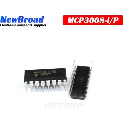 1PCS MCP3008 DIP16 MCP3008-I/P DIP-16 DIP