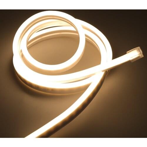 DC 12V Neon Strip 220V LED Strip Waterproof white/red/blue/green 2835 120LEDs/m Flexible LED Neon Lights For Home Decor