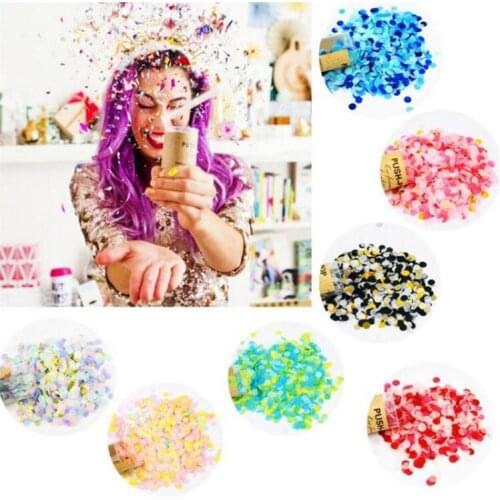 5 Set Rich Colors Push Pop Confetti Poppers Cannons for Baby Shower Event Party Supplies Wedding Birthday Party Decoration