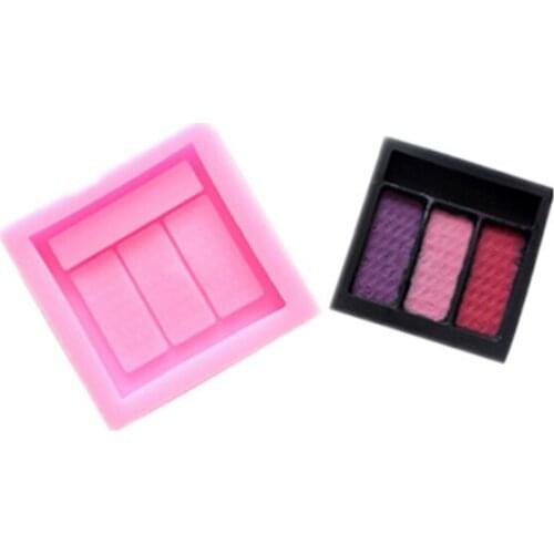 Free shipping Valentine 's cosmetics box Modelling fondant silicon mold chocolate cake decoration silicone mold silicone mold