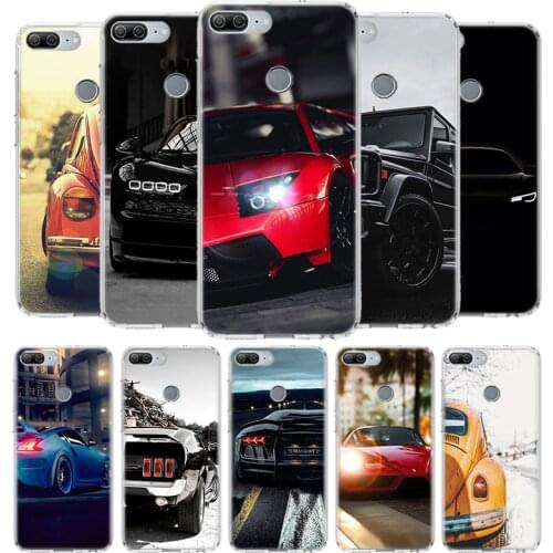 Sports Cars Male Men Cover Phone Case for Huawei Y9 Y5 Y6 Y7 2019 Honor 9 10 Lite 9X 8X 8A 8S 7X 7A 20 10i V30 Nova 6E Coque