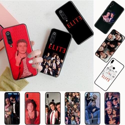 Spanish TV series Elite Phone Case black For Xiaomi Redmi mi note 7 8t 9 9t 9s 8 10 10t 11 pro lite K20 max 3
