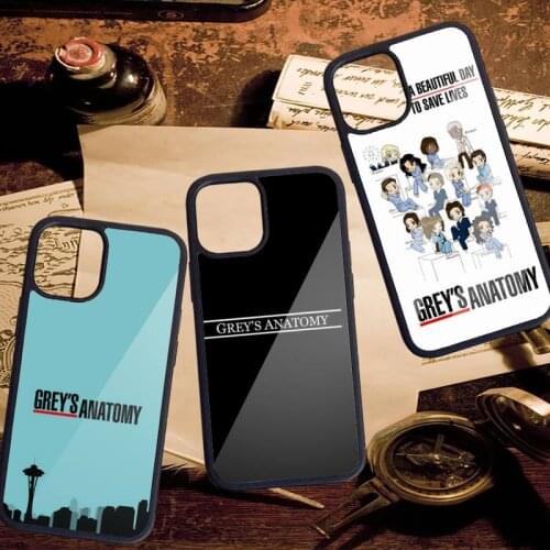 Greys anatomy Phone Case PC for iPhone 11 12 pro XS MAX 8 7 6 6S Plus X 5S SE 2020 XR