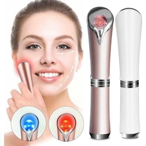 Elegant Portable Eye Massager Wrinkle Dark Circle Removal Anti Wrinkle Anti Aging Eye Care Massage Pen Beauty Device Men Women