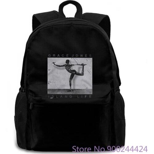 GRACE JONES ISLAND LIFE RETRO VINTAGE DISTRESSED 80s POP FUNK DISCO SOUL Cute Tatoo Lover women men backpack laptop travel