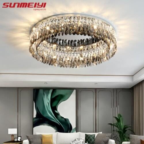 Crystal Ceiling Lights Led Room Lamp For Living Room Kitchen Kids Bedroom Lighting Modern Ceiling Lamp Indoor Fixture plafonnier