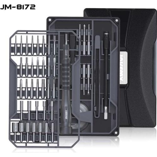 JAKEMY JM-8172 Mobile Phone Repair Tool Kit 73 In 1 Multifunctional Screwdriver Repair Tool Set with S2 Magnetic Driver Bits
