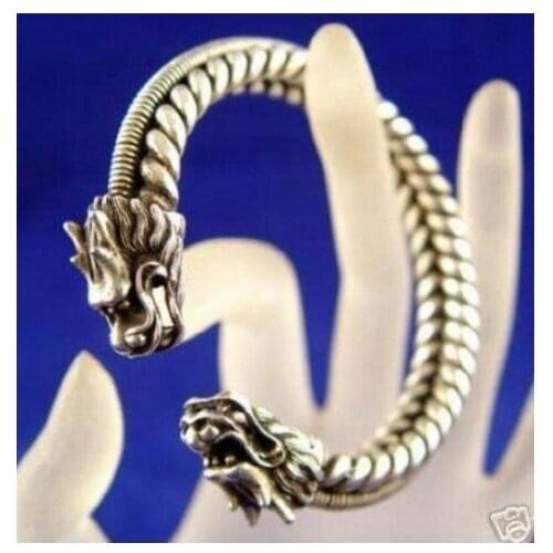 Collection of Miao silver bracelets multi-style hand-carved double-tap bracelets and ornaments for free shipping