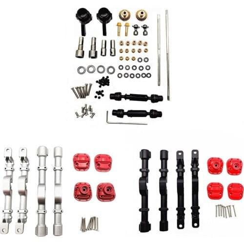 Upgrade Metal Front & Rear Axle Housing Assembly Fit for D90 D91 D96 D99S MN90 MN90K MN91K MN45 MN96 MN99 1:12 RC Car Crawler