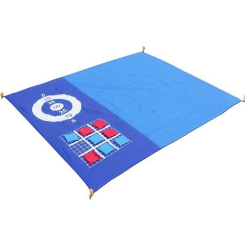 Outdoor Portable Beach Mat Lawn Picnic Game Mat With Pockets Picnic Sandbags Throwing Party Game MATS Portable Moisture-proof