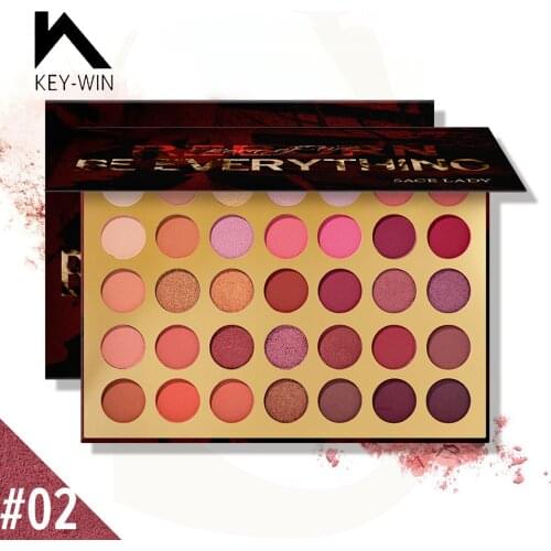 SACE LADY 35 Colors Long Lasting Non Smudge Pearlescent Matte Eyeshadow Eyeshadow Palette Cosmetic Makeup SL326