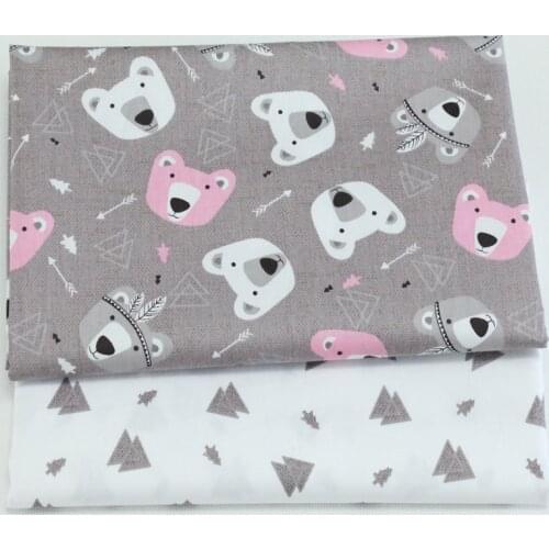 Cartoon Printed Twill Cotton Fabric For Diy Sewing Tissue Baby & Children Sheet Patchwork Quilting ,Pillow,Cushion,Clothes Tissu