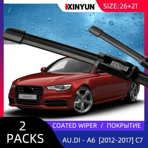 Wiper LHD Front Coated Wiper Blades For For Audi - A6 Allroad Avant C7 [2012-2017] Windshield Windscreen Front Window 26"+21"