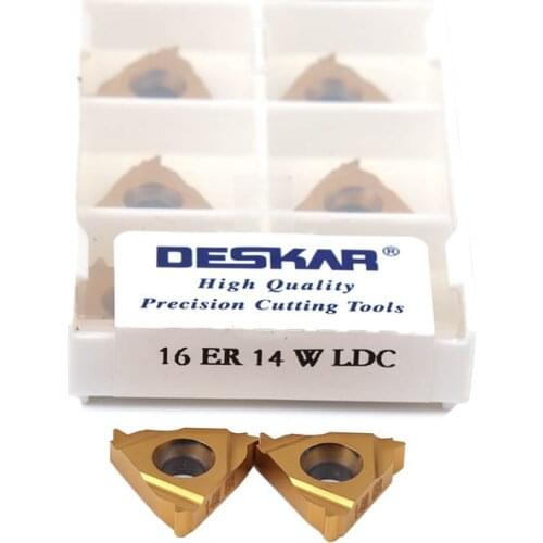 Carbide Blade 16ER 9W 10W 11W LDA 16IR 12W 14W 18W 20W 24W LDC Thread Insert CNC Lathe Turning Tool, For Steel, Stainless Steel