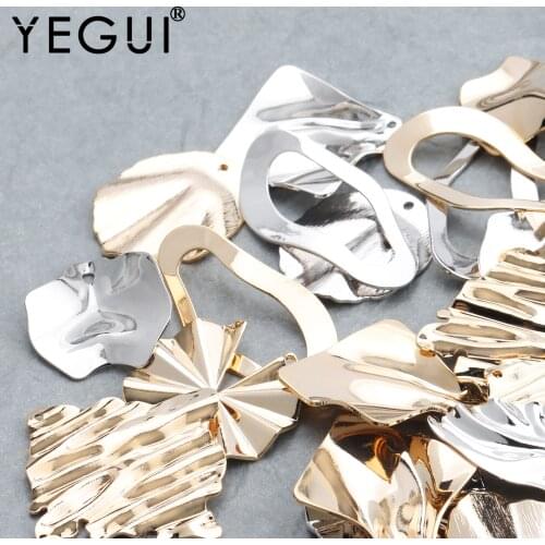 YEGUI M797,jewelry accessories,18k gold plated,0.3 microns,diy pendants,rhodium plated,diy earrings,jewelry making,10pcs/lot