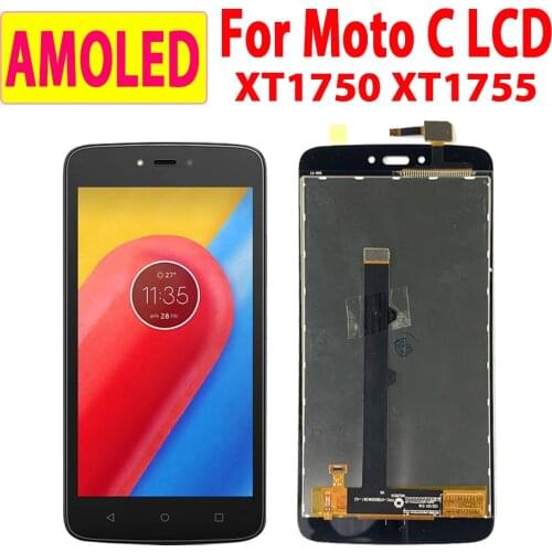 5.0" LCD Screen For Motorola Moto C XT1754 XT1757 XT1755 XT1756 XT1758 XT1750 LCD Display Touch Screen Digitizer Assembly