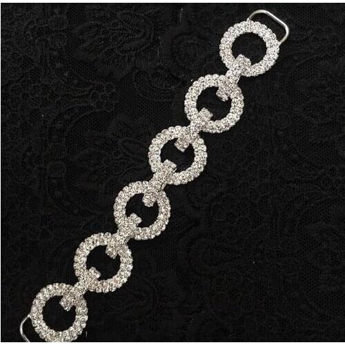 10 Pieces/lot 16*2.2cm Hot Sale Crystal Bikini Rhinestone Connector /DIY Bling Head Band/Rhinestone Headband Connectors