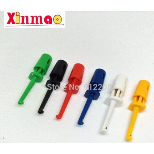 12 Mini Single Test Clasps Test Probes Electron Test IC Grabber Large Round Crocodile Clasps Test Clasps