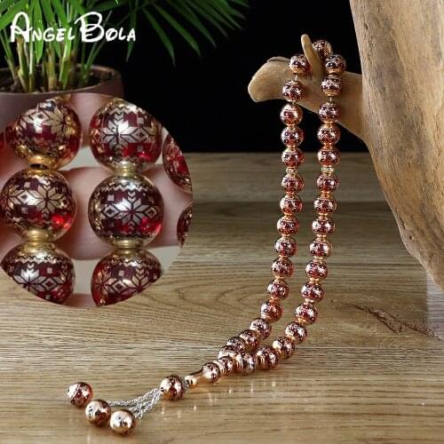 12mm 33 Islamic Muslim Popular Rosary Hand String Tassel Pendant Prayer Nostalgia Bracelet Wholesale