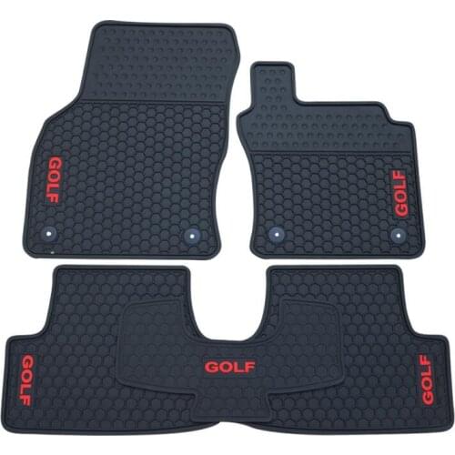 Car Floor Mat Non-Slip Mats Feet Rugs For Golf 7 MK7 Right Hand Drive 2015 2016 2017 2018
