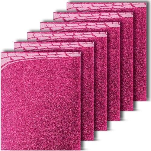 Glitter Heat transfer vinyl Iron on transfer vinyl sheet HTV for tshirt heat press decor film easy cut weed washable vinyl paper