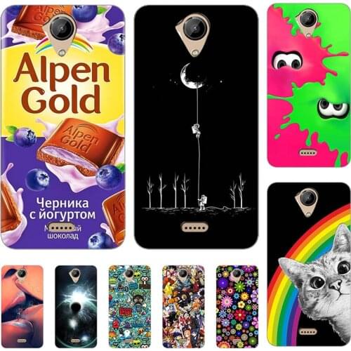 For Wiko U Feel Lite Case Luxury Cartoon animal TPU Cover For Wiko Ufeel Lite Soft Silicone Phone fundas Protective Back Case