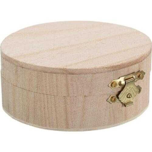 Wooden Jewelry Organizer Gift Storage Box Necklace Earrings Ring Box Paper Jewellry Packaging Exquisite Princess Jewelry Box