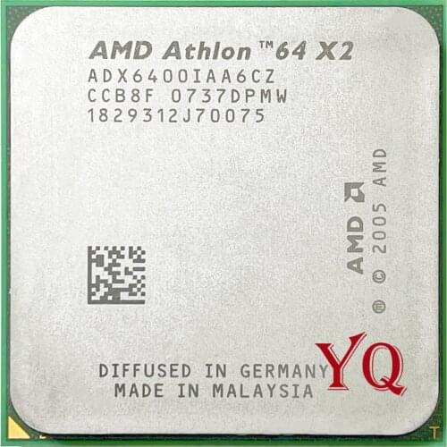 AMD Athlon X2 6400 X2 6400+ 3.2GHz ADX6400IAA6CZ Dual-Core CPU Processor Socket AM2 940pin