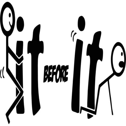 F Word it before it F Word you funny! Vinyl car stickers for volkswagen bmw e46 bmw e90 passat b6 car sticker automobile car accessories