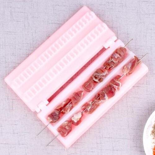 1pc barbecue tool barbecue kebab kebab kebab kebab pin box