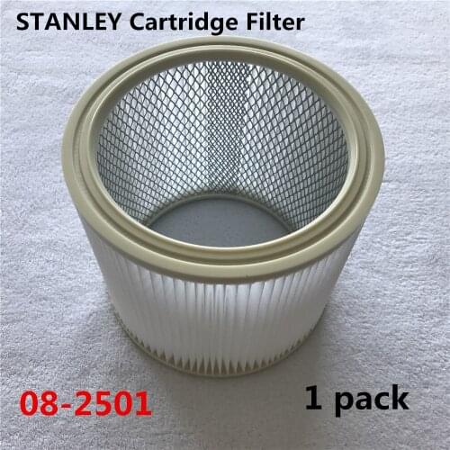 1pcs Cartridge Filter Fits Stanley 08-2501 5-18 Gallon Cartridge Filter for Wet/Dry Vacuums cleaner parts accessory