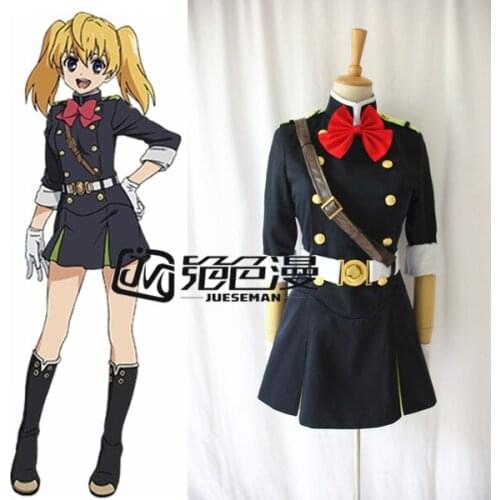 Seraph of the End Mitsuba Sangu uniform cosplay costume
