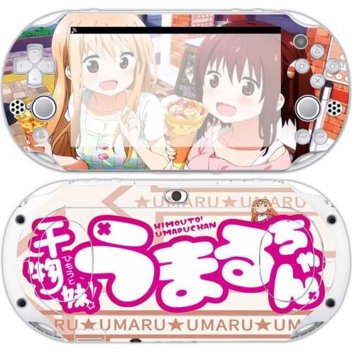 Anime Cute Girl Stickers for PS Vita PSV 2000 Video Game Skin Sticker Vinyl Skin Ptotector Decal For PlayStation PSV2000