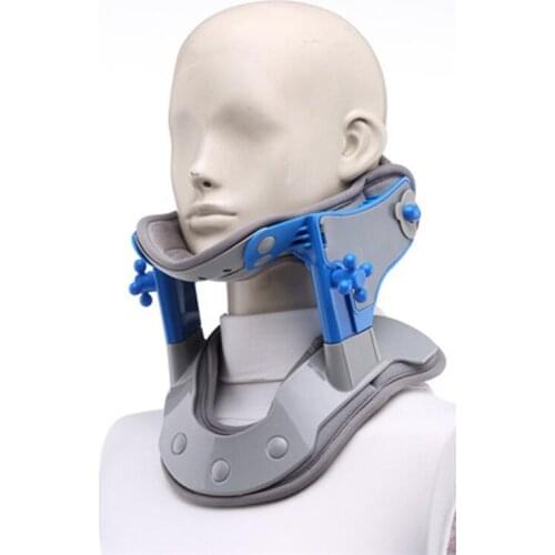 Heating Cervical Neck Traction Device Neck Stretch Collar Cervical Vertebra Traction Neck Brace Support Heating Physiotherapy