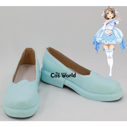 LoveLive!Sunshine!! Aqours Aquarium Fishtail Watanabe You Anime Customize Cosplay Shoes