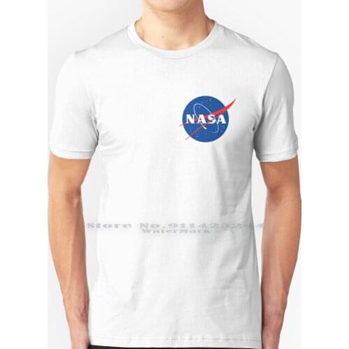 Official T Shirt 100% Pure Cotton Space Logo Moon Research Pluto Jupiter Venus Planets Cool Fresh Lad Box Nyc New York City