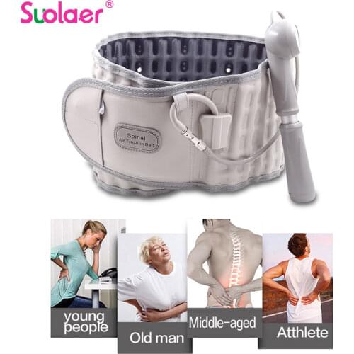 Family Unisex Back Relief Belt Waist Brace Support Belt Lumbar Traction Backach Waist Brace Pain Release Massager Health Care